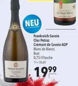 Citti Frankreich-Savoie Clos Petraz Crémant de Savoie AOP tilbud