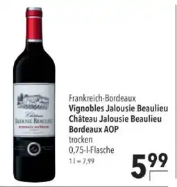 Citti Vignobles Jalousie Beaulieu Château Jalousie Beaulieu Bordeaux AOP tilbud