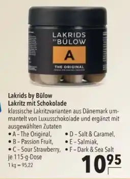 Citti Lakrids by Bülow Lakritz mit Schokolade tilbud