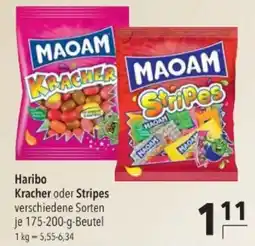 Citti Haribo Kracher oder Stripes tilbud
