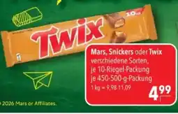 Citti Mars, Snickers oder Twix tilbud