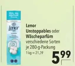 Citti Lenor Unstoppables oder Wäscheparfüm tilbud