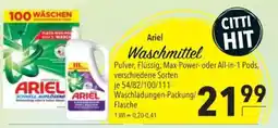 Citti Ariel Waschmittel tilbud