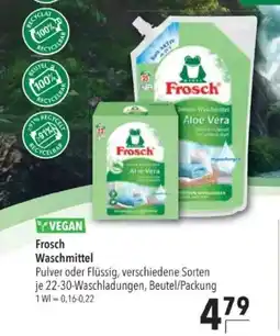 Citti Frosch Waschmittel tilbud