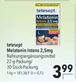 Citti Tetesept Melatonin Intens tilbud