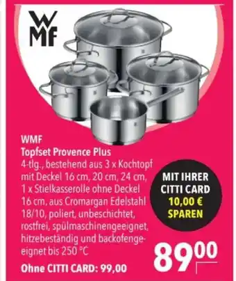 Citti WMF Topfset Provence Plus tilbud