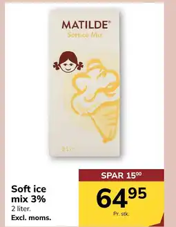 Dagrofa S-Engros Soft ice mix 3% tilbud