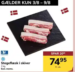 Dagrofa S-Engros Stegeflæsk i skiver tilbud