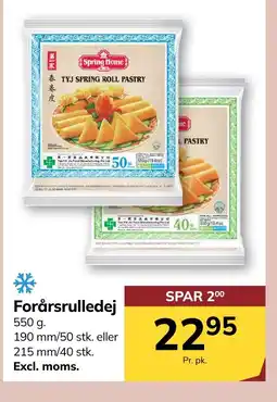 Dagrofa S-Engros Forårsrulledej tilbud