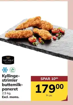 Dagrofa S-Engros Kyllinge- strimler buttemilk- paneret tilbud
