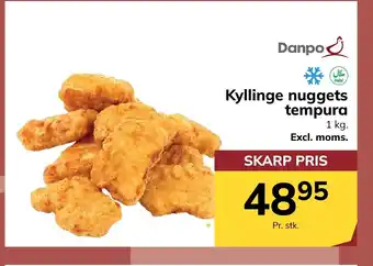 Kyllinge nuggets tempura