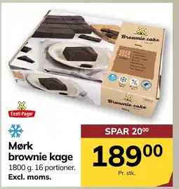 Dagrofa S-Engros Mørk brownie kage tilbud