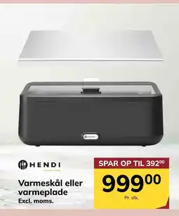 Dagrofa S-Engros HENDI Varmeskål eller varmeplade tilbud