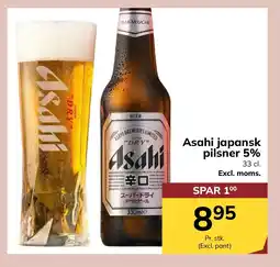 Dagrofa S-Engros Asahi japansk pilsner 5% tilbud