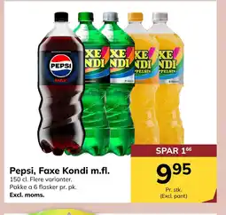 Dagrofa S-Engros Pepsi, Faxe Kondi m.fl. tilbud