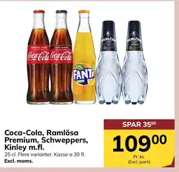 Dagrofa S-Engros Coca-Cola, Ramlösa Premium, Schweppers, Kinley m.fl. tilbud
