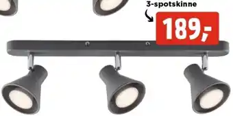 jem & fix Nordlux Eik Spotserie Metal. Fatning:GU10-Maks 35 W.Hvid Eller Grå (3-Spotskinne) tilbud