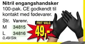 Harald Nyborg Nitril engangshandsker tilbud