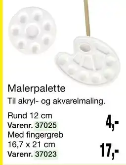 Harald Nyborg Malerpalette tilbud