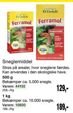 Harald Nyborg Sneglemiddel tilbud