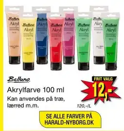 Harald Nyborg Akrylfarve 100 ml tilbud