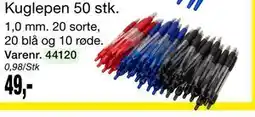 Harald Nyborg Kuglepen 50 stk tilbud