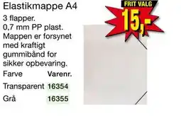 Harald Nyborg Elastikmappe A4 tilbud