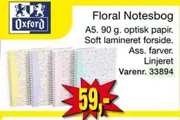 Harald Nyborg Floral Notesbog tilbud