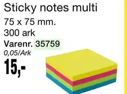 Harald Nyborg Sticky notes multi tilbud