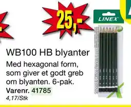 Harald Nyborg WB100 HB blyanter tilbud
