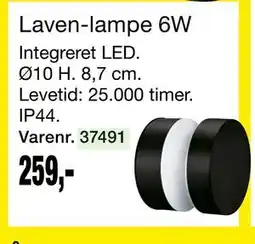 Harald Nyborg Laven-lampe 6W tilbud
