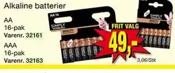 Harald Nyborg Alkaline batterier tilbud