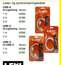 Harald Nyborg Lade- og synkroniseringskabel tilbud