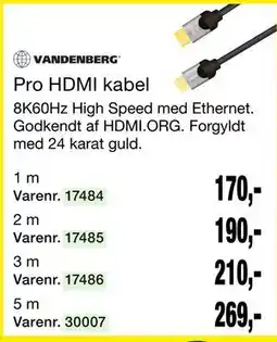 Harald Nyborg Pro HDMI kabel tilbud