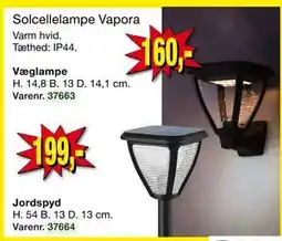 Harald Nyborg Solcellelampe Vapora tilbud
