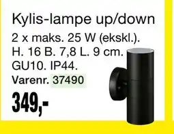 Harald Nyborg Kylis-lampe up/down tilbud