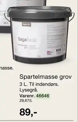 Harald Nyborg Spartelmasse grov tilbud