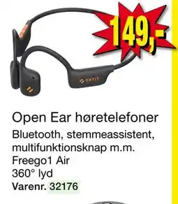 Harald Nyborg Open Ear høretelefoner tilbud