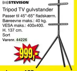 Harald Nyborg Tripod TV gulvstander tilbud
