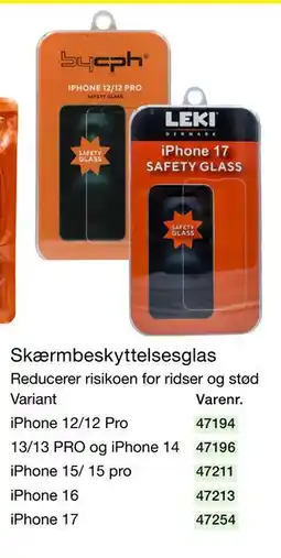 Harald Nyborg Skærmbeskyttelsesglas tilbud