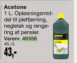 Harald Nyborg Acetone tilbud