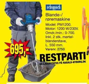 Scheppach Blande-/ røremaskine