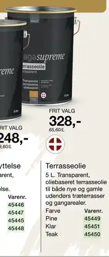Harald Nyborg Terrasseolie tilbud