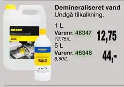 Harald Nyborg Demineraliseret vand tilbud
