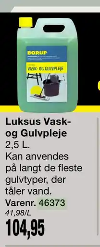 Harald Nyborg Luksus Vask- og Gulvpleje tilbud