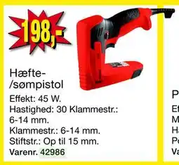 Harald Nyborg Hæfte-/sømpistol tilbud