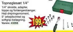 Harald Nyborg Topnøglesæt 1/4” tilbud