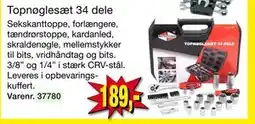 Harald Nyborg Topnøglesæt 34 dele tilbud