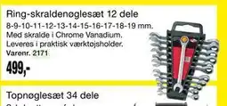 Harald Nyborg Ring-skraldenøglesæt 12 dele tilbud