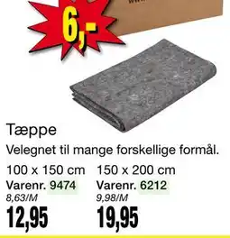 Harald Nyborg Tæppe tilbud